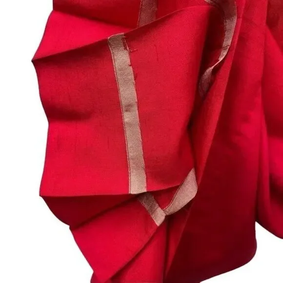 Vintage 1950's Mr. Blackwell Red Dress Size 4